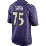 Men's Baltimore Ravens Jonathan Ogden Nike Purple Retired Player Game Jersey