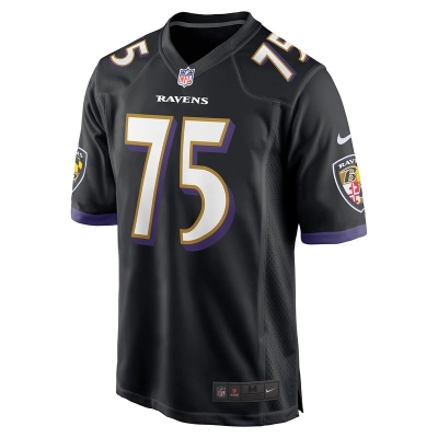 Men's Baltimore Ravens Jonathan Ogden Nike Black Retired Player Jersey 01
