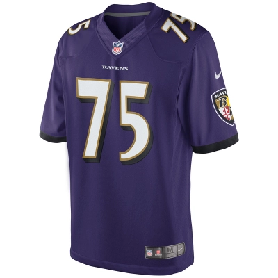 Mens Nike Jonathan Ogden Purple Baltimore Ravens Retired Player Limited Jersey 01