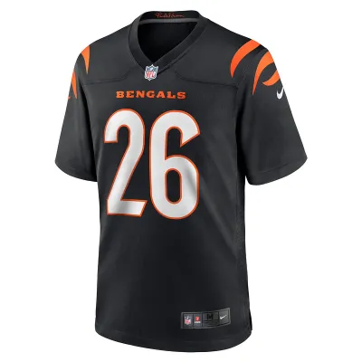 Men's Cincinnati Bengals Tycen Anderson Nike Black Game Player Jersey 01