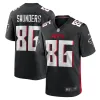 Men's Atlanta Falcons CJ Saunders Nike Black Team Game Jersey