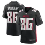 Men's Atlanta Falcons CJ Saunders Nike Black Team Game Jersey