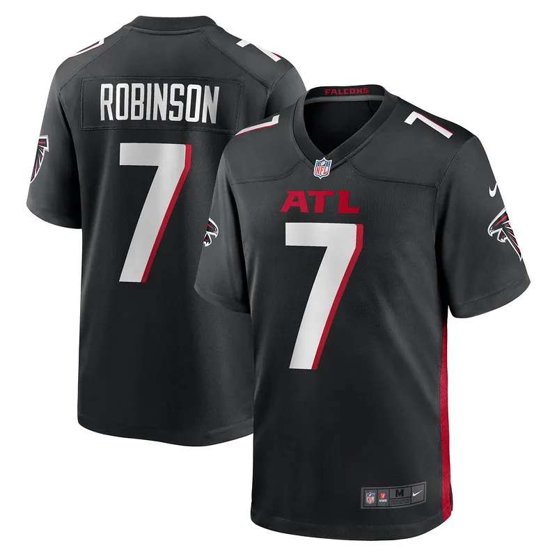Men's Atlanta Falcons Joshua Miles Nike Black Game Jersey