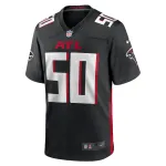 Men's Atlanta Falcons Tae Davis Nike Black Team Game Jersey
