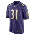 Men's Baltimore Ravens Dalvin Cook Nike Purple Game Jersey