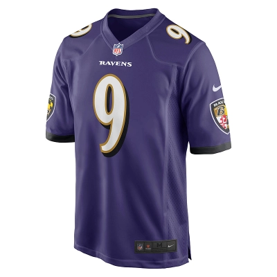Men's Baltimore Ravens Steve McNair Nike Purple Game Retired Player Jersey 01