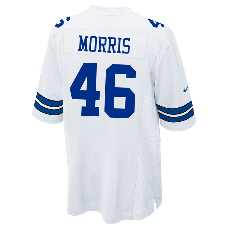 Men's Dallas Cowboys Alfred Morris Nike White Game Jersey