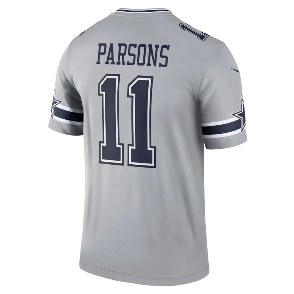 Men's Dallas Cowboys Micah Parsons Nike Gray Inverted Legend Player Jersey