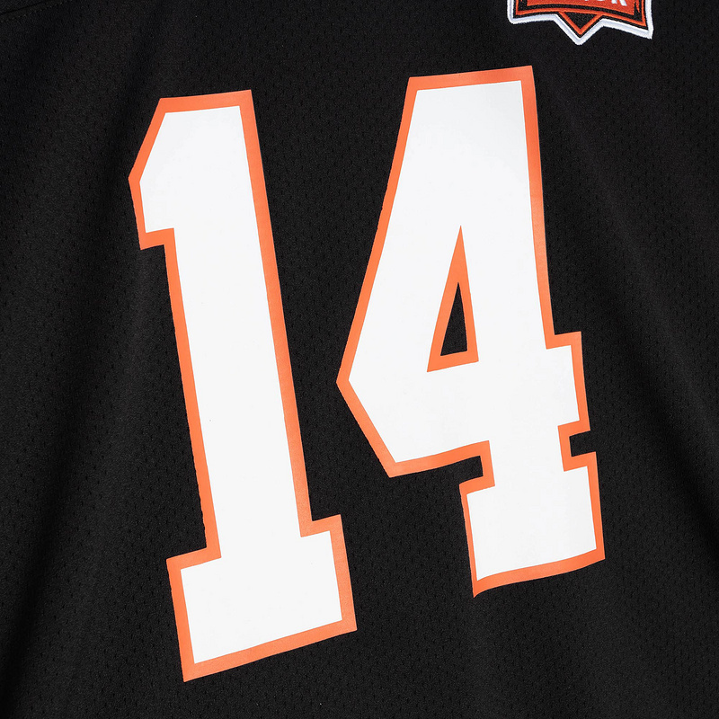 Men's 981 Ken Anderson Mitchell & Ness Black Authentic Throwback Retired Player Jersey