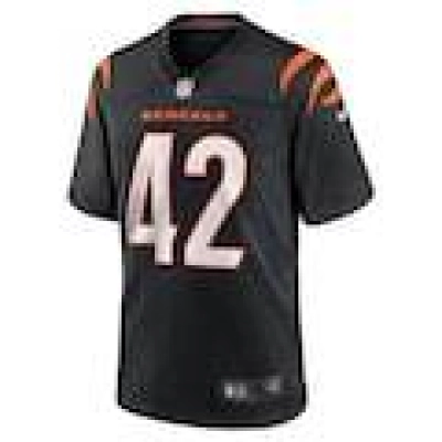 Men's Allan George Cincinnati Bengals Nike Game Player Jersey - Black 01