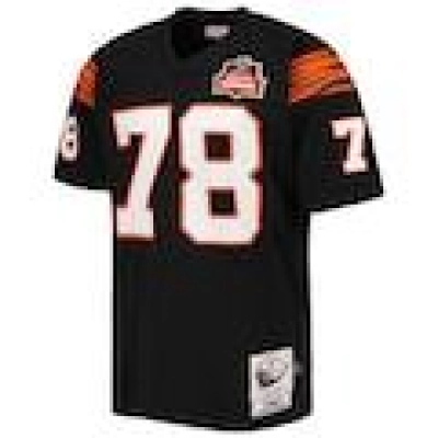 Men's Anthony Muñoz Mitchell & Ness Authentic Throwback Retired Player Jersey - Black 01