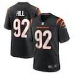Men's B.J. Hill Cincinnati Bengals Nike Game Jersey - Black