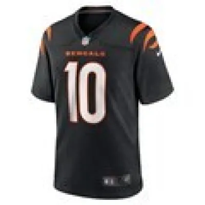 Men's Brad Robbins Cincinnati Bengals Nike Team Game Jersey - Black 01