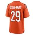 Men's Cam Taylor-Britt Cincinnati Bengals Nike Alternate Game Jersey - Orange