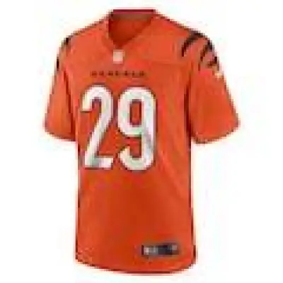 Men's Cam Taylor-Britt Cincinnati Bengals Nike Alternate Game Jersey - Orange 01