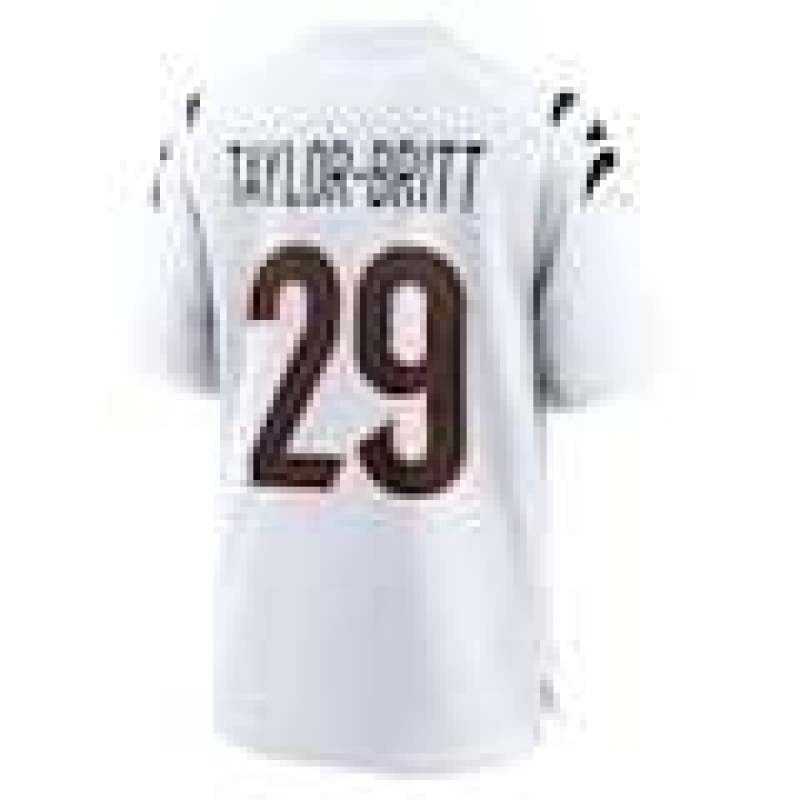 Men's Cam Taylor-Britt Cincinnati Bengals Nike Game Jersey - White