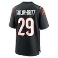 Men's Cam Taylor-Britt Cincinnati Bengals Nike Game Player Jersey - Black