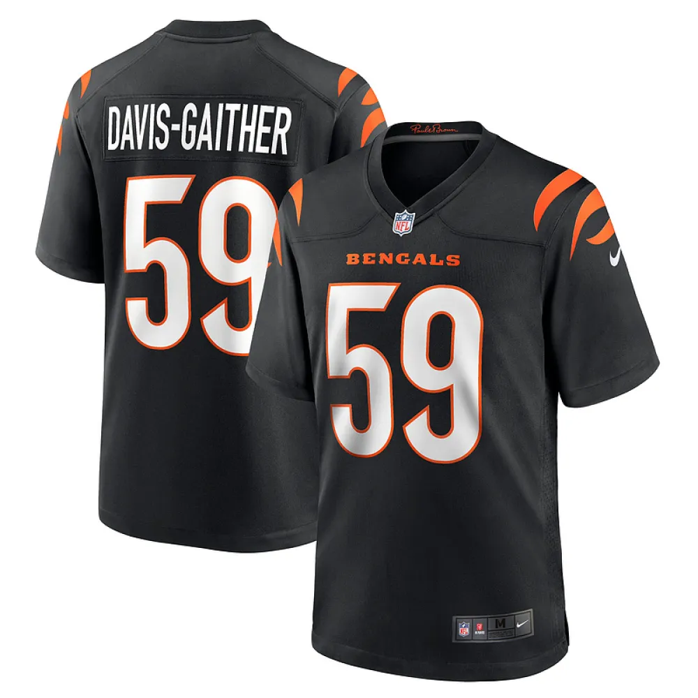 Men's Cincinnati Bengals Gaither Nike Black Game Player Jersey