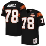 Men's Anthony Muñoz Mitchell & Ness Black Authentic Throwback Retired Player Jersey