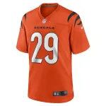 Men's Cincinnati Bengals Britt Nike Orange Alternate Game Jersey