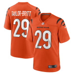 Men's Cincinnati Bengals Britt Nike Orange Alternate Game Jersey