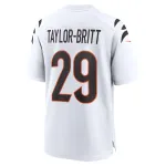 Men's Cincinnati Bengals Britt Nike White Game Jersey
