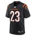 Men's Daxton Hill Cincinnati Bengals Nike Player Game Jersey - Black