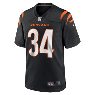 Men's Cincinnati Bengals Demetric Felton Jr. Nike Black Team Game Jersey 01