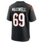 Men's Cincinnati Bengals Devonnsha Maxwell Nike Team Game Jersey - Black
