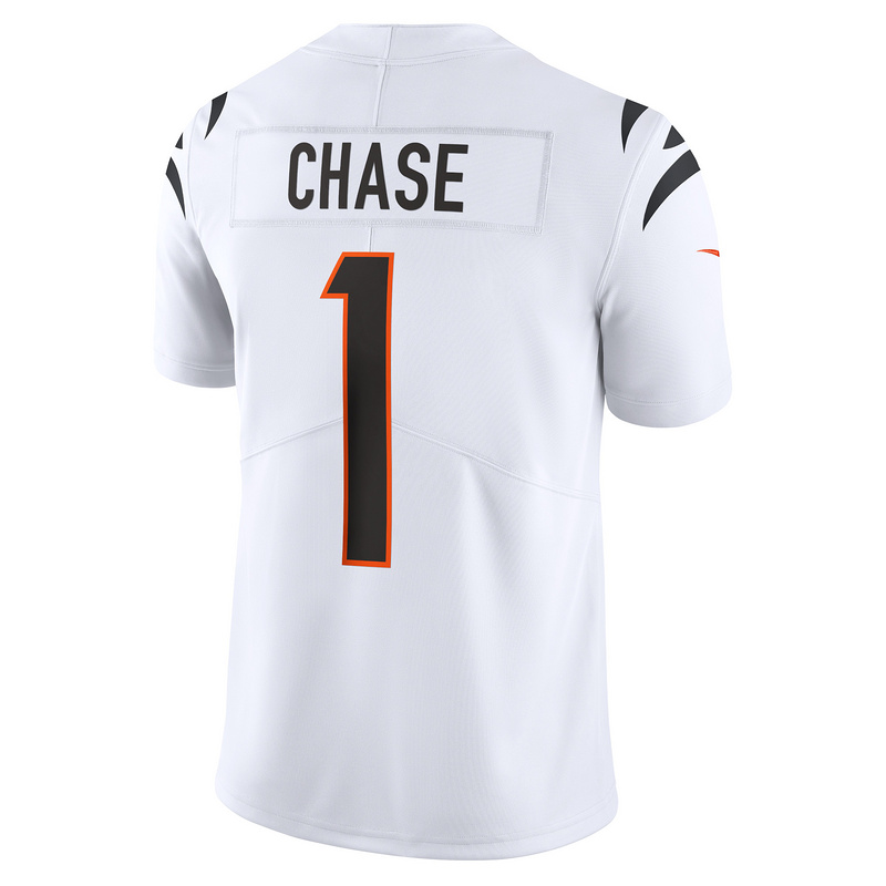 Men's Cincinnati Bengals Ja'Marr Chase Nike White Vapor Untouchable Limited Jersey
