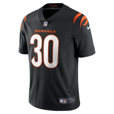 Men's Cincinnati Bengals Jessie Bates III Nike Black Vapor Limited Jersey 01
