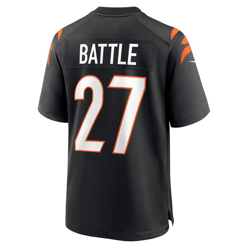 Men's Cincinnati Bengals Jordan Battle Nike Black Team Game Jersey