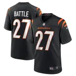 Men's Cincinnati Bengals Jordan Battle Nike Black Team Game Jersey