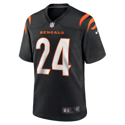 Men's Cincinnati Bengals Sidney Jones Nike Black Game Jersey 01