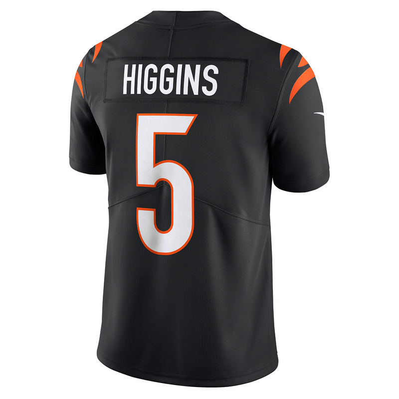 Men's Cincinnati Bengals Tee Higgins Nike Black Vapor Untouchable Limited Jersey
