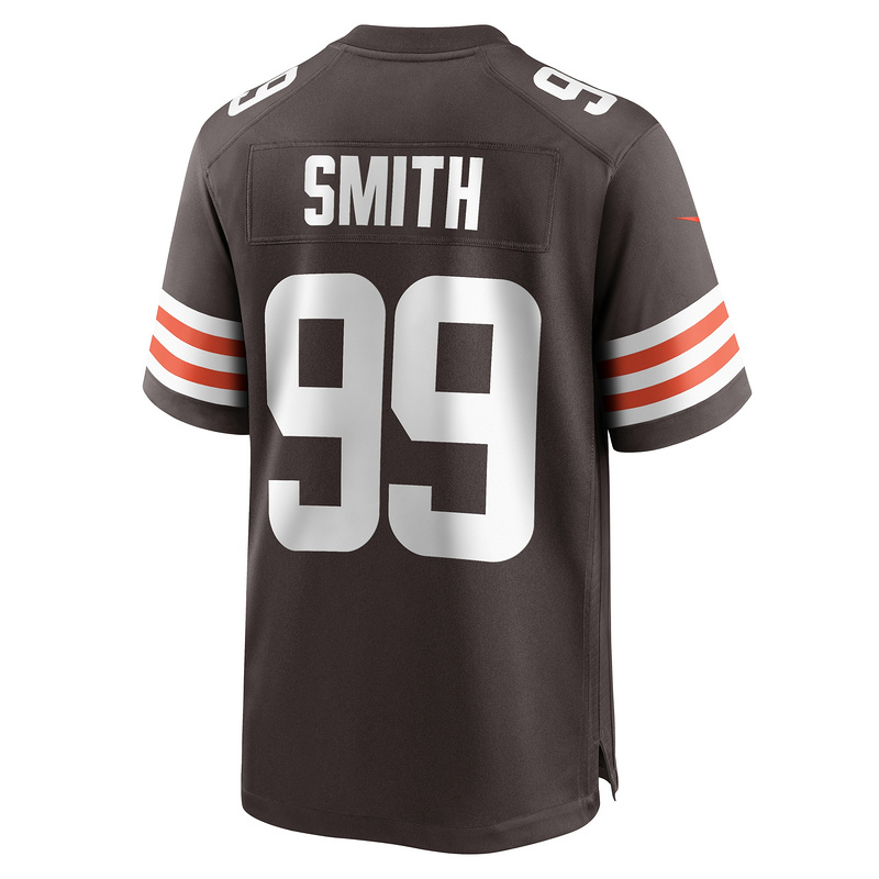Men's Cleveland Browns Za'Darius Smith Nike Brown Team Game Jersey