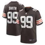 Men's Cleveland Browns Za'Darius Smith Nike Brown Team Game Jersey