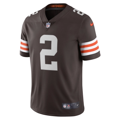 Men's Cleveland Browns Amari Cooper Nike Brown Vapor Limited Jersey 01