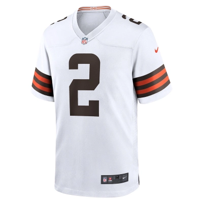 Men's Cleveland Browns Amari Cooper Nike White Game Jersey 01