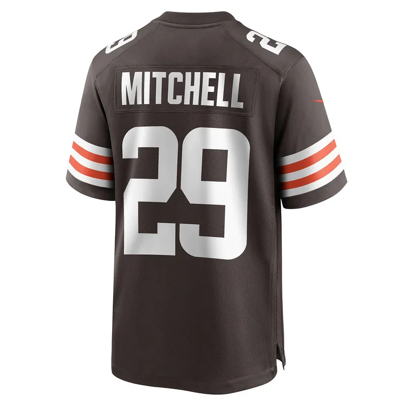 Men's Cleveland Browns Cameron Mitchell Nike Brown Team Game Jersey