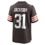 Men's Cleveland Browns Deon Jackson Nike Brown Game Jersey