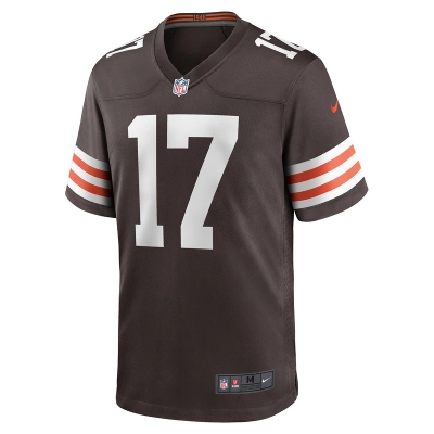 Men's Cleveland Browns Dorian Thompson-Robinson Nike Brown Team Game Jersey 01
