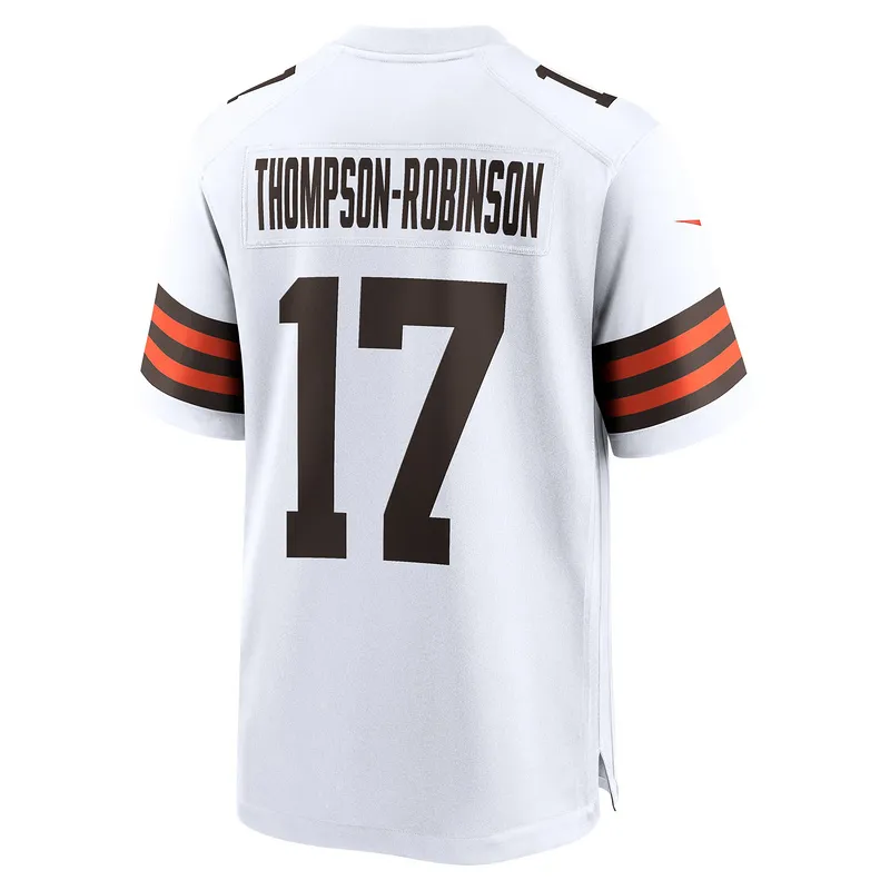 Men's Cleveland Browns Dorian Thompson-Robinson Nike White Game Jersey