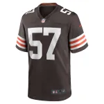 Men's Cleveland Browns Isaiah McGuire Nike Brown Team Game Jersey