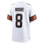 Men's Cleveland Browns Elijah Moore Nike White Team Game Jersey