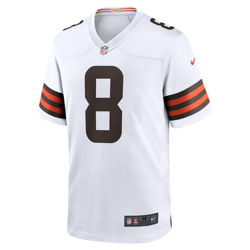 Men's Cleveland Browns Elijah Moore Nike White Team Game Jersey