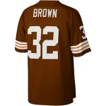 Men's Cleveland Browns Jim Brown Mitchell & Ness Brown Legacy Replica Jersey