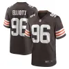Men's Cleveland Browns Jordan Elliott Nike Brown Game Jersey