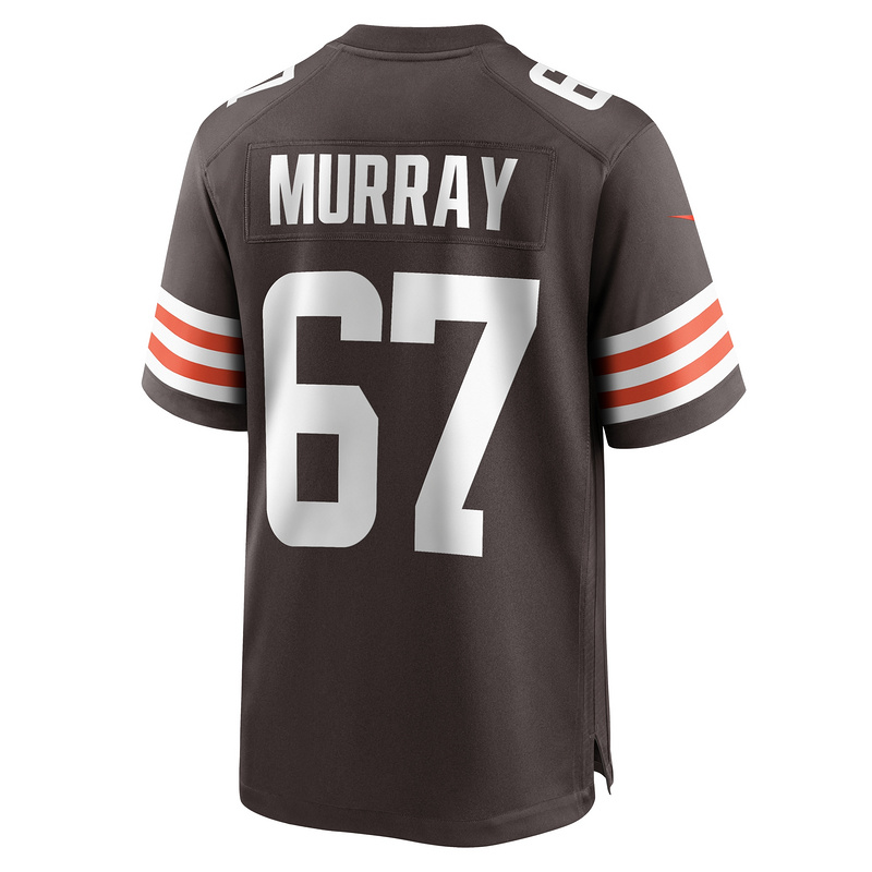 Men's Cleveland Browns Justin Murray Nike Brown Team Game Jersey
