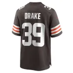 Men's Cleveland Browns Kenyan Drake Nike Brown Game Jersey